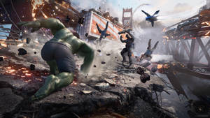 4k Avengers Hulk Smash Wallpaper
