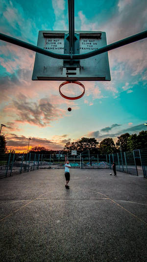 4k Basketball Outdoor Court Wallpaper