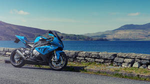 4k Bike Photo With Scenic View Wallpaper