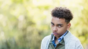 4k Boys Attitude With Afro Hair Wallpaper