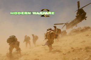 4k Call Of Duty In Desert Wallpaper
