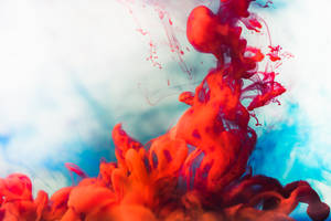 4k Color Ink In Water Wallpaper
