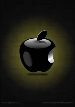 4k Cute Apple Art Wallpaper