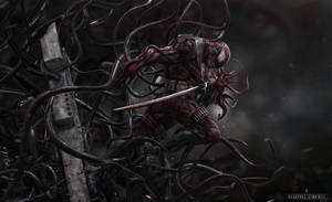4k Deadpool Symbiote Wallpaper