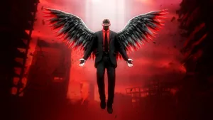 4k Devil In A Suit Wallpaper