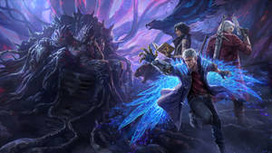 4k Devil May Cry 5 Characters Wallpaper