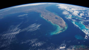 4k Earth With Florida State Wallpaper