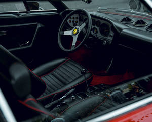 4k Ferrari Dino 308 Interior Wallpaper
