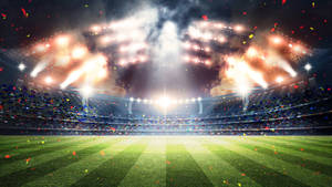 4k Football Fireworks Wallpaper