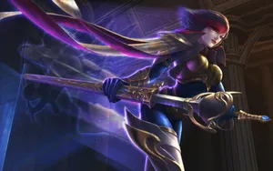 4k Gaming Phone Fiora Lol Wallpaper
