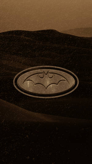 4k Gotham Batman Logo Badge Wallpaper