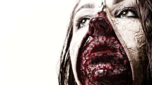 4k Horror Bloody Woman Wallpaper