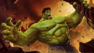 4k Hulk Contest Of Champions Wallpaper