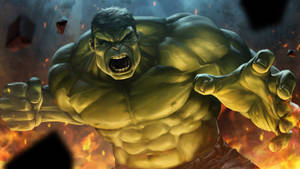 4k Hulk Raging Anger Wallpaper