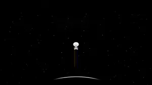 4k Image Of Deep Space Void Lit From Behind By Bright Stars Wallpaper