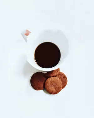 4k Iphone Cookies And Coffee Wallpaper