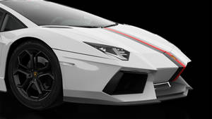 4k Lamborghini Aventador In White Wallpaper