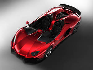 4k Lamborghini Aventador Sleek Red Wallpaper