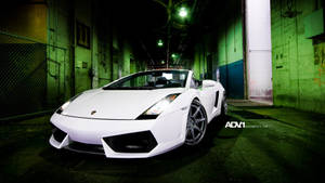 4k Lamborghini Gallardo Spyder Bianco Monocerus Wallpaper