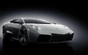 4k Lamborghini Reventon In Grey Color Wallpaper