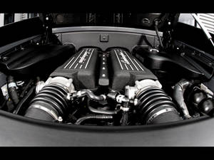 4k Lamborghini Twin Turbo V12 Engine Wallpaper