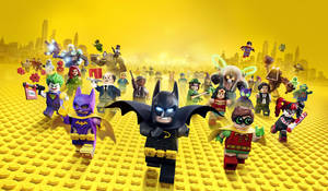 4k Lego Batman And Friends Wallpaper