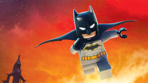 4k Lego Batman Running Wallpaper