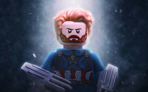 4k Lego Captain America Wallpaper