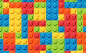 4k Lego Colorful Parts Wallpaper