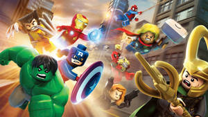 4k Lego Marvel Superheroes Wallpaper