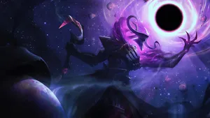 4k Lol Dark Star Thresh Wallpaper