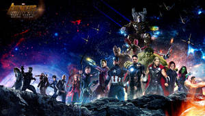 4k Marvel Avengers In Space Wallpaper
