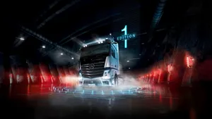 4k Mercedes Actros Wallpaper