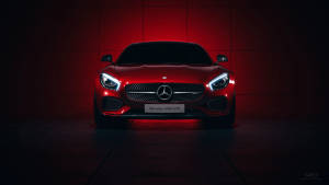 4k Mercedes Suv Red Wallpaper