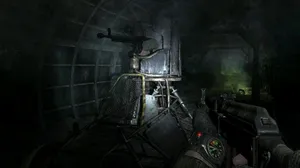 4k Metro 2033 Gun Pointing At Tank Wallpaper