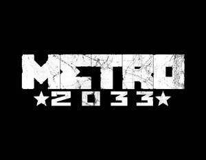 4k Metro 2033 Logo On Black Wallpaper
