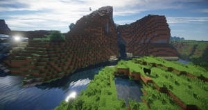 4k Minecraft Landscape Scenery Wallpaper