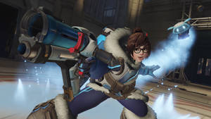 4k Overwatch Mei Endothermic Blaster Wallpaper