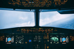 4k Plane Cockpit Wallpaper