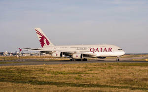 4k Plane Qatar Airways Wallpaper
