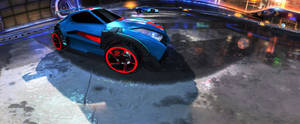 4k Rocket League Street Car Wallpaper