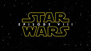 4k Star Wars Episode Viii Logo Wallpaper