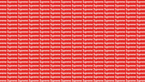 4k Supreme In Pattern Design Wallpaper