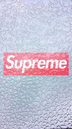 4k Supreme Wet Glass Effects Wallpaper