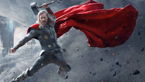 4k Thor During Battle Wallpaper
