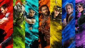 4k Thor: Ragnarok Characters Wallpaper