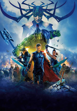 4k Thor: Ragnarok Film Poster Wallpaper