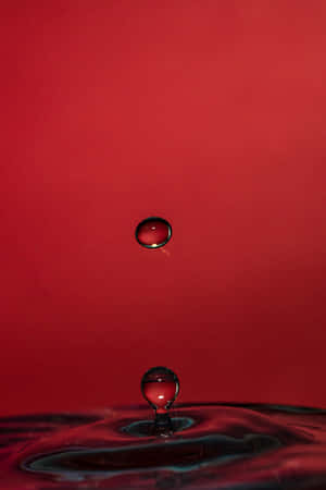 4k Ultra Hd Android Water Droplets Wallpaper
