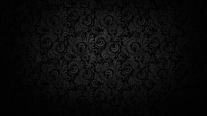 4k Ultra Hd Black Swirly Pattern Wallpaper