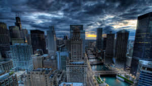 4k Ultra Hd Chicago Buildings Wallpaper